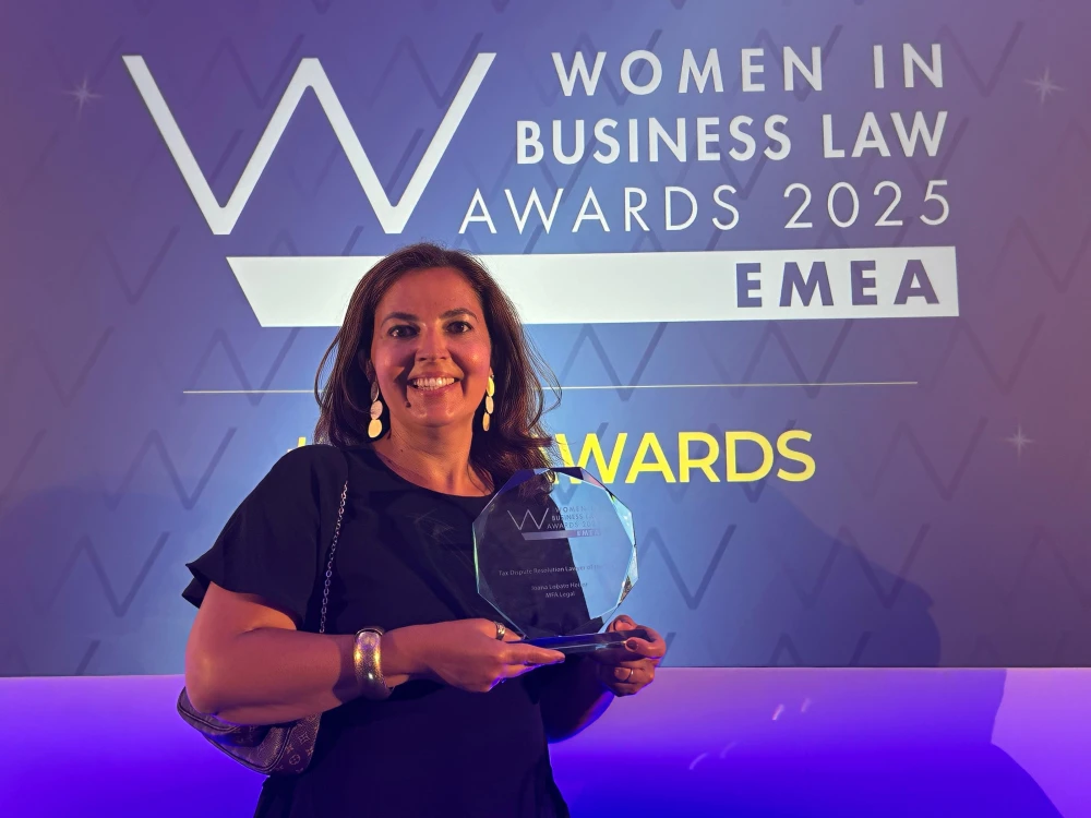 Joana Lobato Heitor is Lawyer of the Year in Tax Dispute Resolution in the Women in Business Law Awards